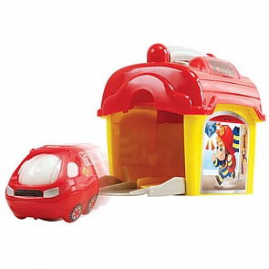 Игровой набор - Пожарная станция с машинкой (PlayGo, Play 2004veg)